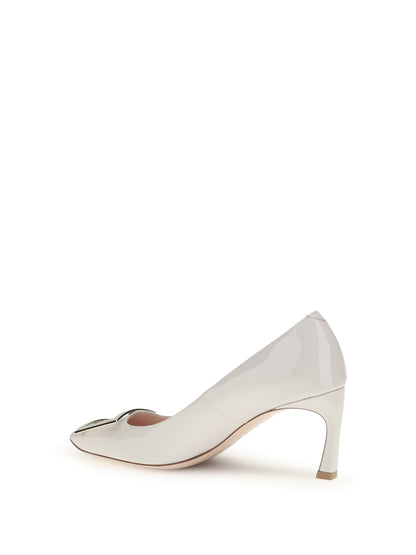 ROGER VIVIER Patent leather Trompette Pumps