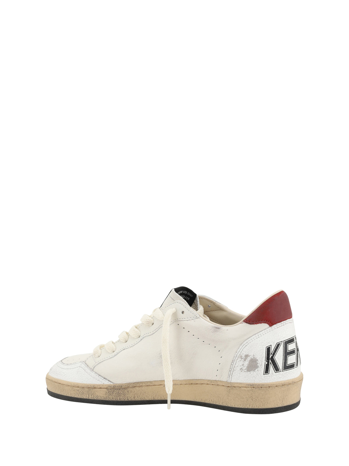 Golden Goose Ball Star Sneakers - White/Silver Blue/Red
