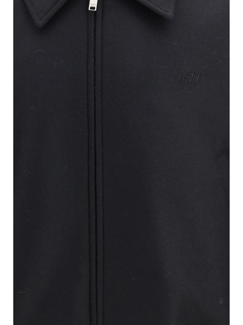 Bottega Veneta Wool and leather Jacket - Double Black