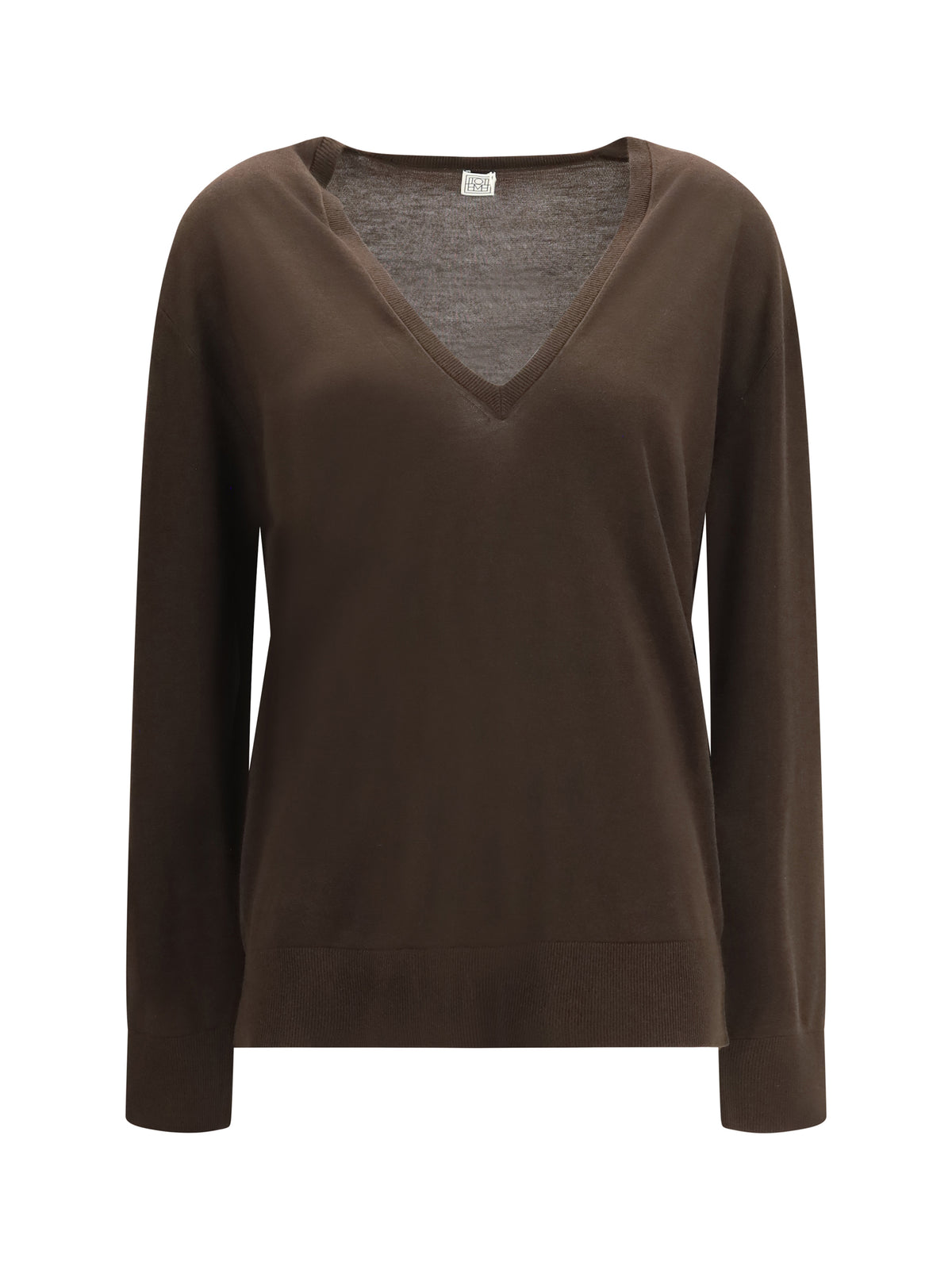 Toteme V-neck cashmere-blend Sweater - Fondante