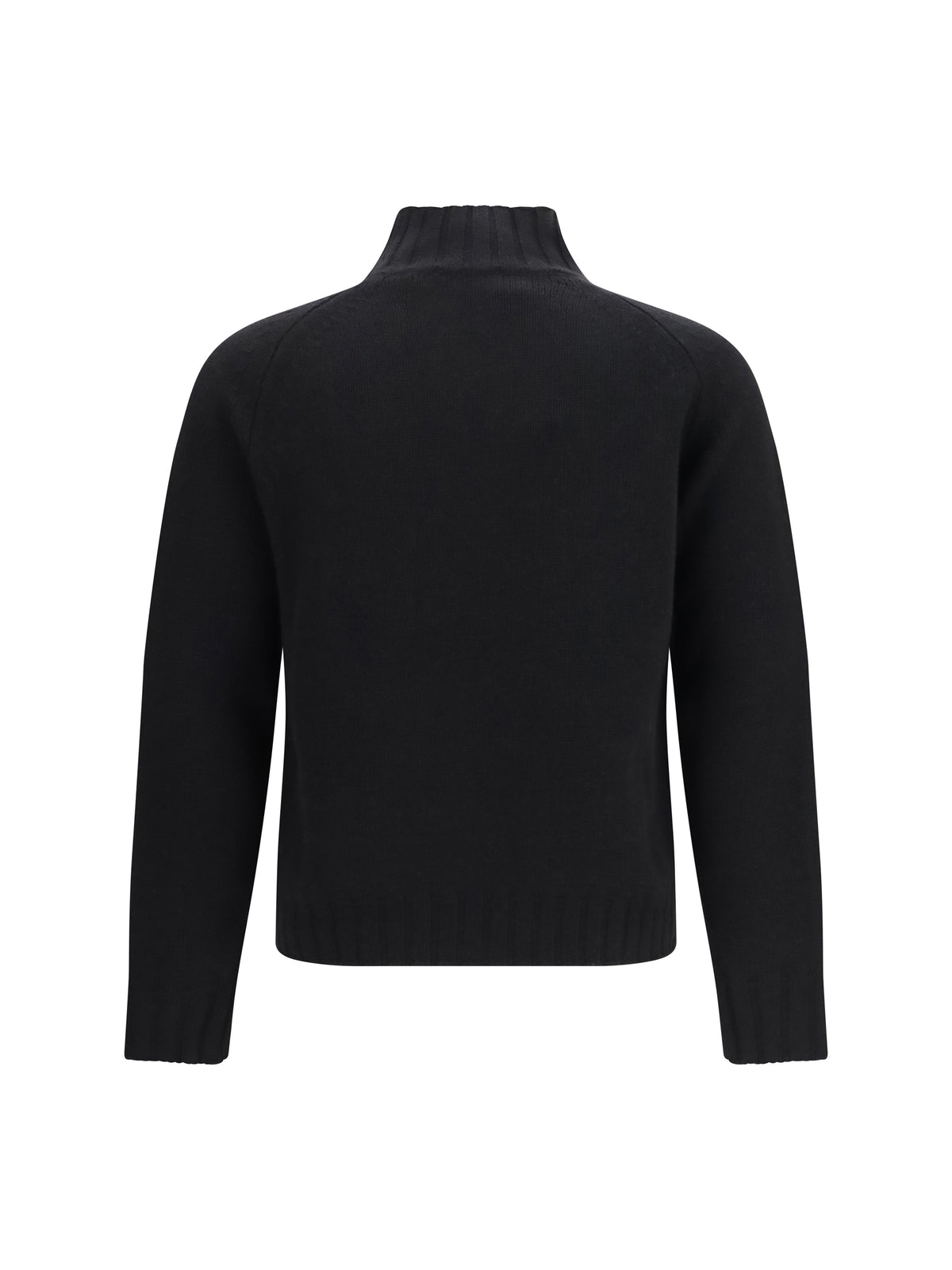 Aragona Cashmere High neck Sweater - Black