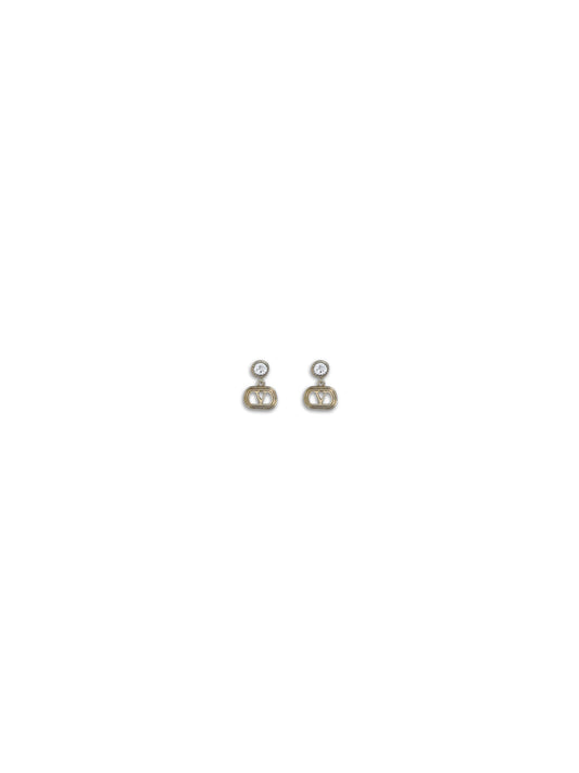 VALENTINO GARAVANI Ovalette Earrings in metal and Swarovski® crystals