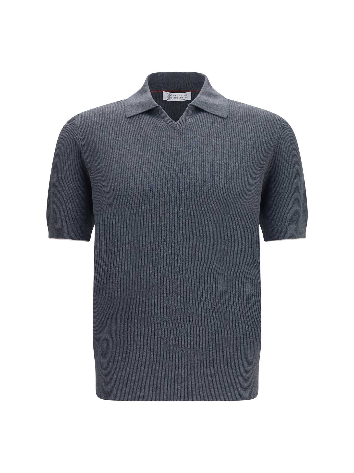 BRUNELLO CUCINELLI Cotton ribbed Polo