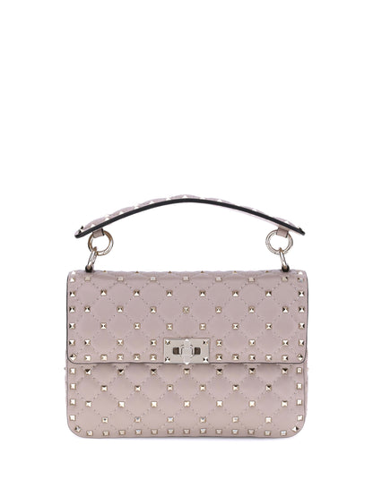 Valentino Garavani Rockstud Spike Handbag - Poudre
