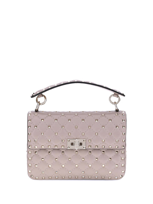 Valentino Garavani Rockstud Spike Handbag - Poudre