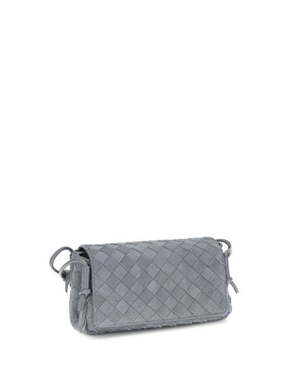 Bottega Veneta Notturno Shoulder Bag - Cloudy Ind/Gra.Mix-G