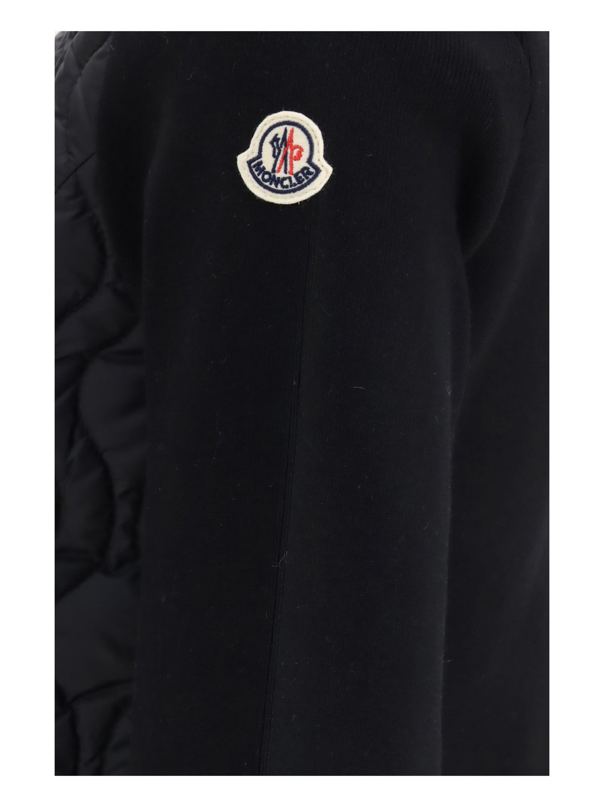 Moncler Cotton padded Cardigan - Black