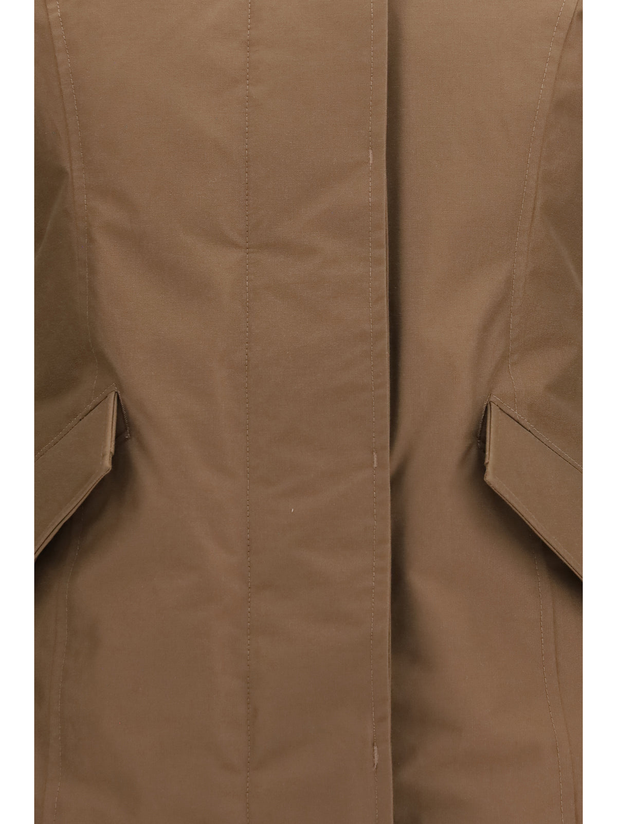 Woolrich Hooded padded Arctic Parka - Dark Earth