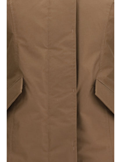 Woolrich Hooded padded Arctic Parka - Dark Earth