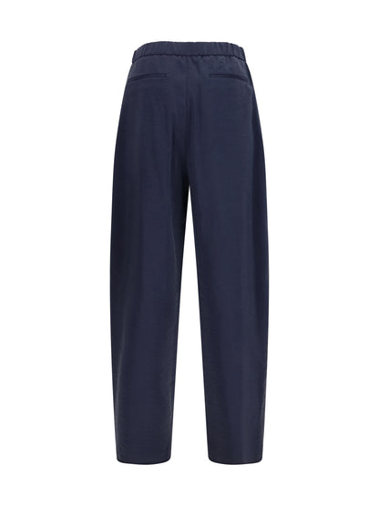 GIORGIO ARMANI Wide-leg silk blend Pants