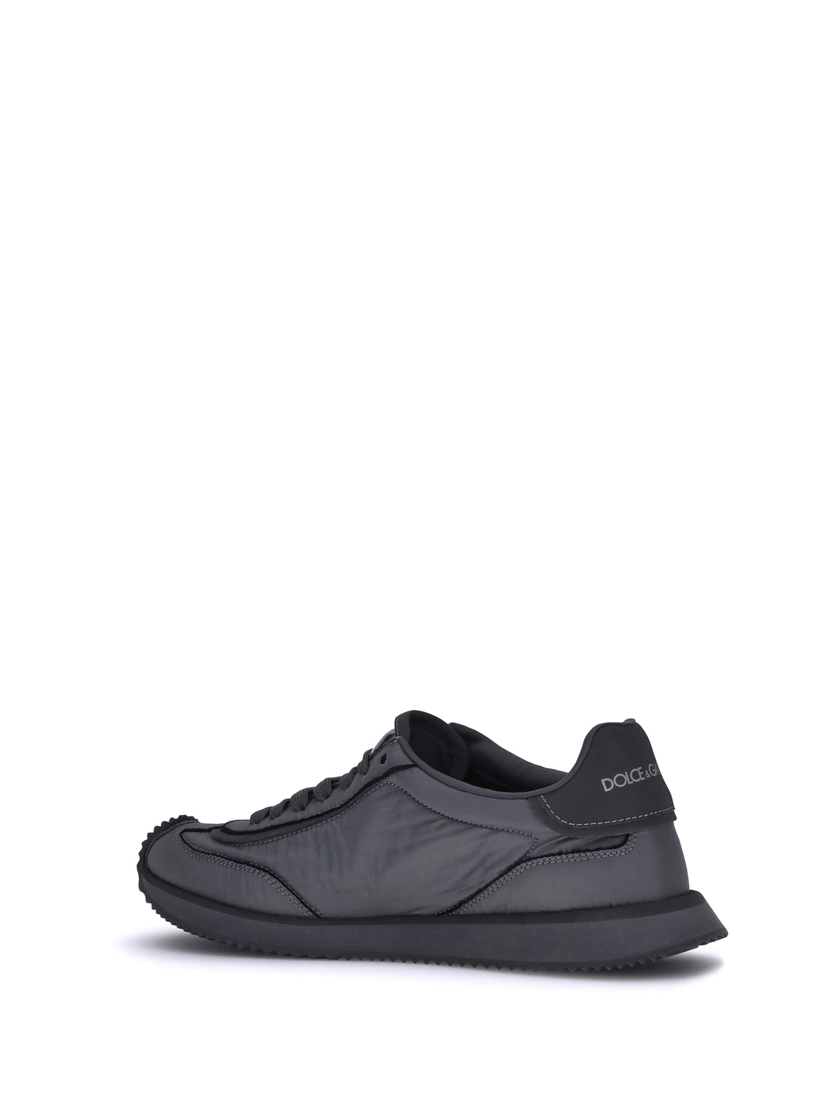 Dolce & Gabbana Leather Sneakers - Ferro