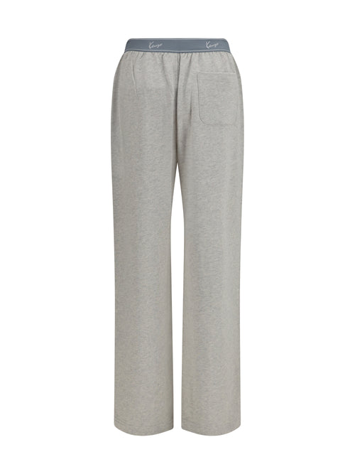 Kenzo Kenzo Signature stretch cotton Pants - Gris Clair
