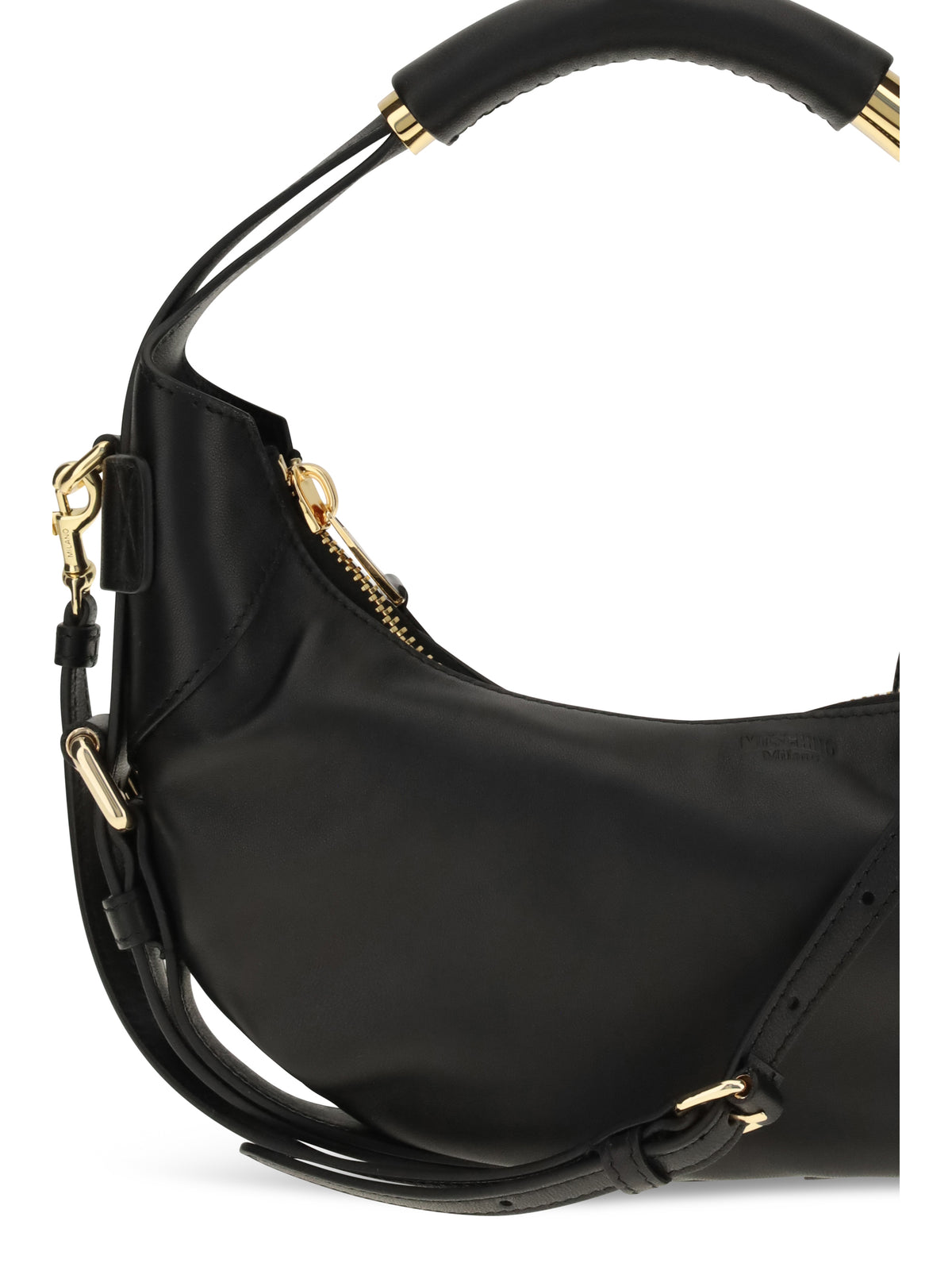 Moschino Leather Handbag - Black