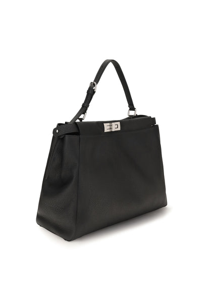 Fendi My Peekaboo large Shoulder Bag - Nero+Moro