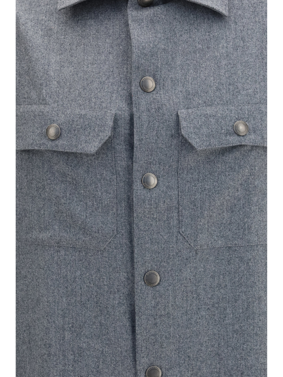 Brunello Cucinelli Virgin wool Shirt - Grey