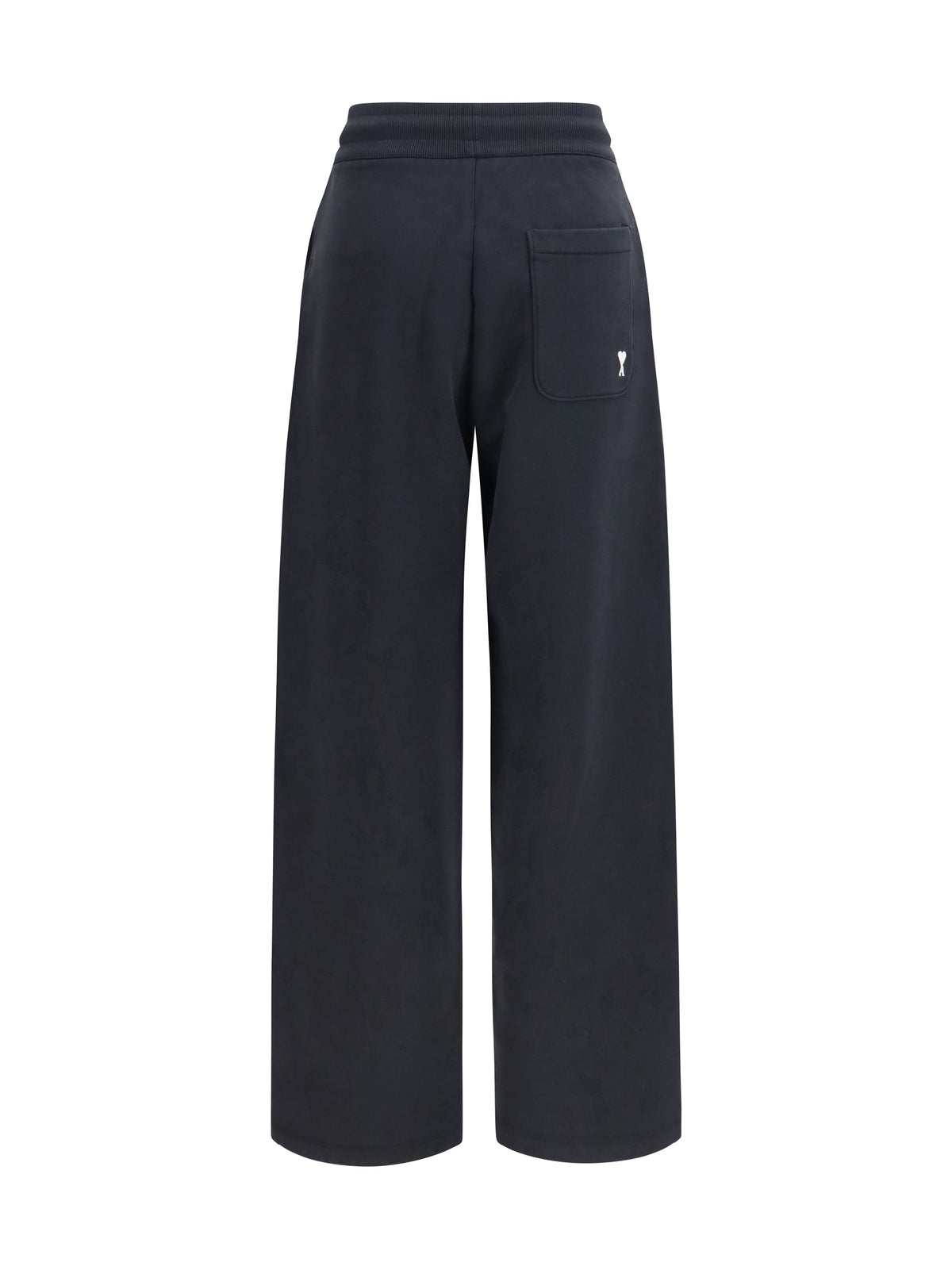 Ami Paris Ami de Cœur cotton Sweatpants - Noir/Blanc Creme