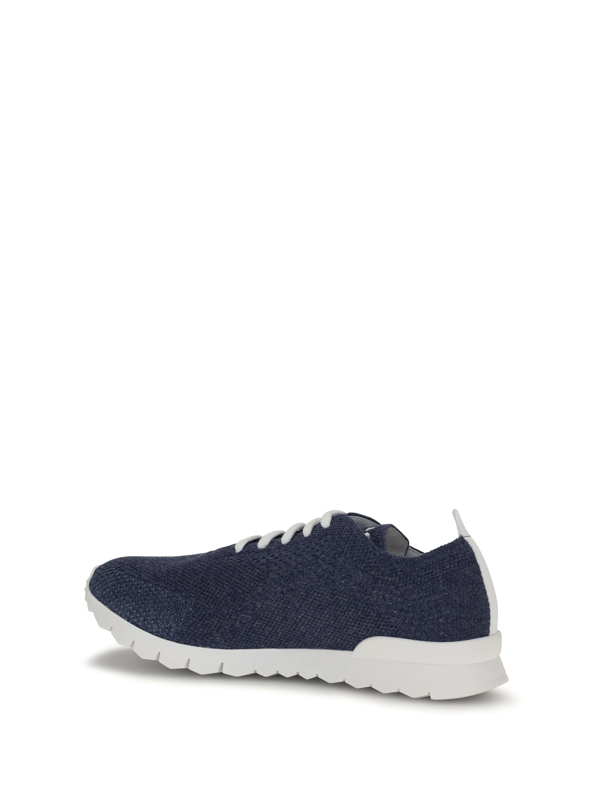 Kiton Fabric Sneakers - Indaco