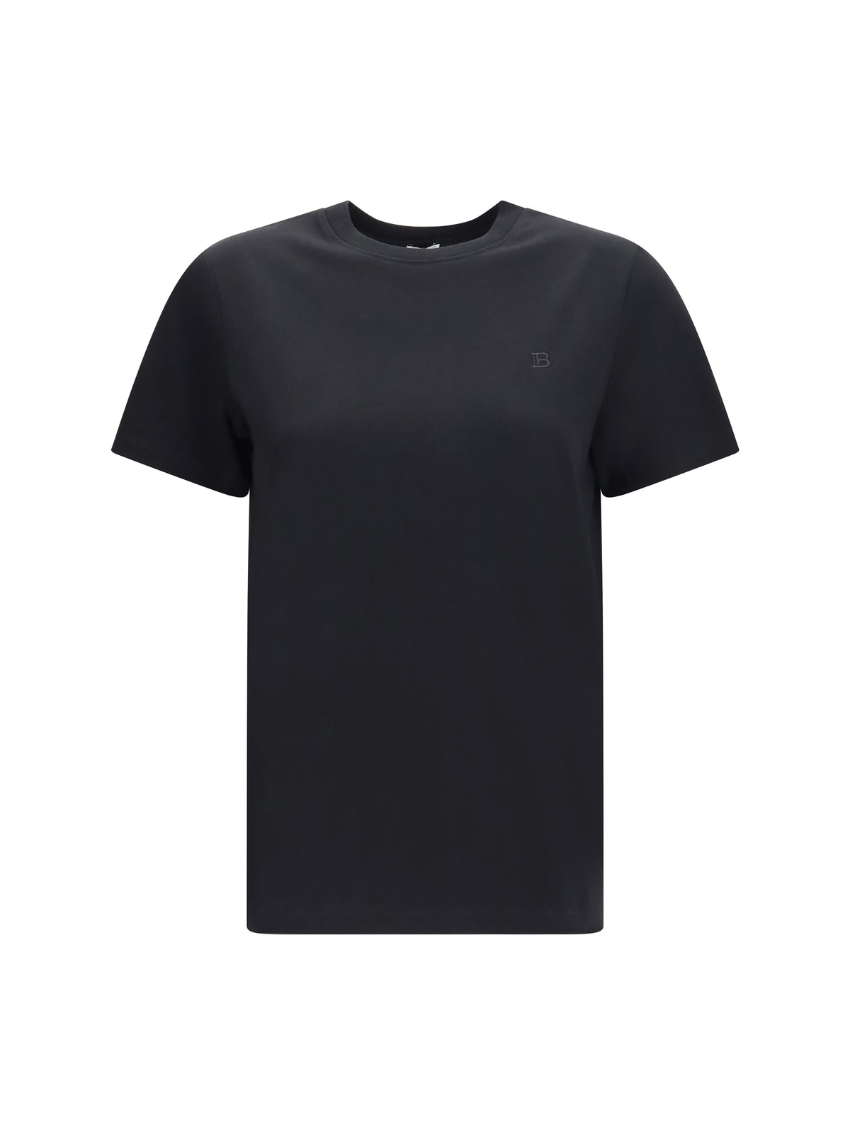 Balmain Embroidered jersey T-shirt - Noir/Noir