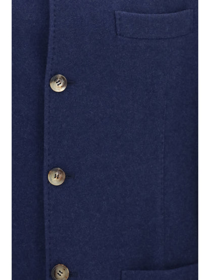 Brunello Cucinelli Cashmere Jacket - Ocean Blue
