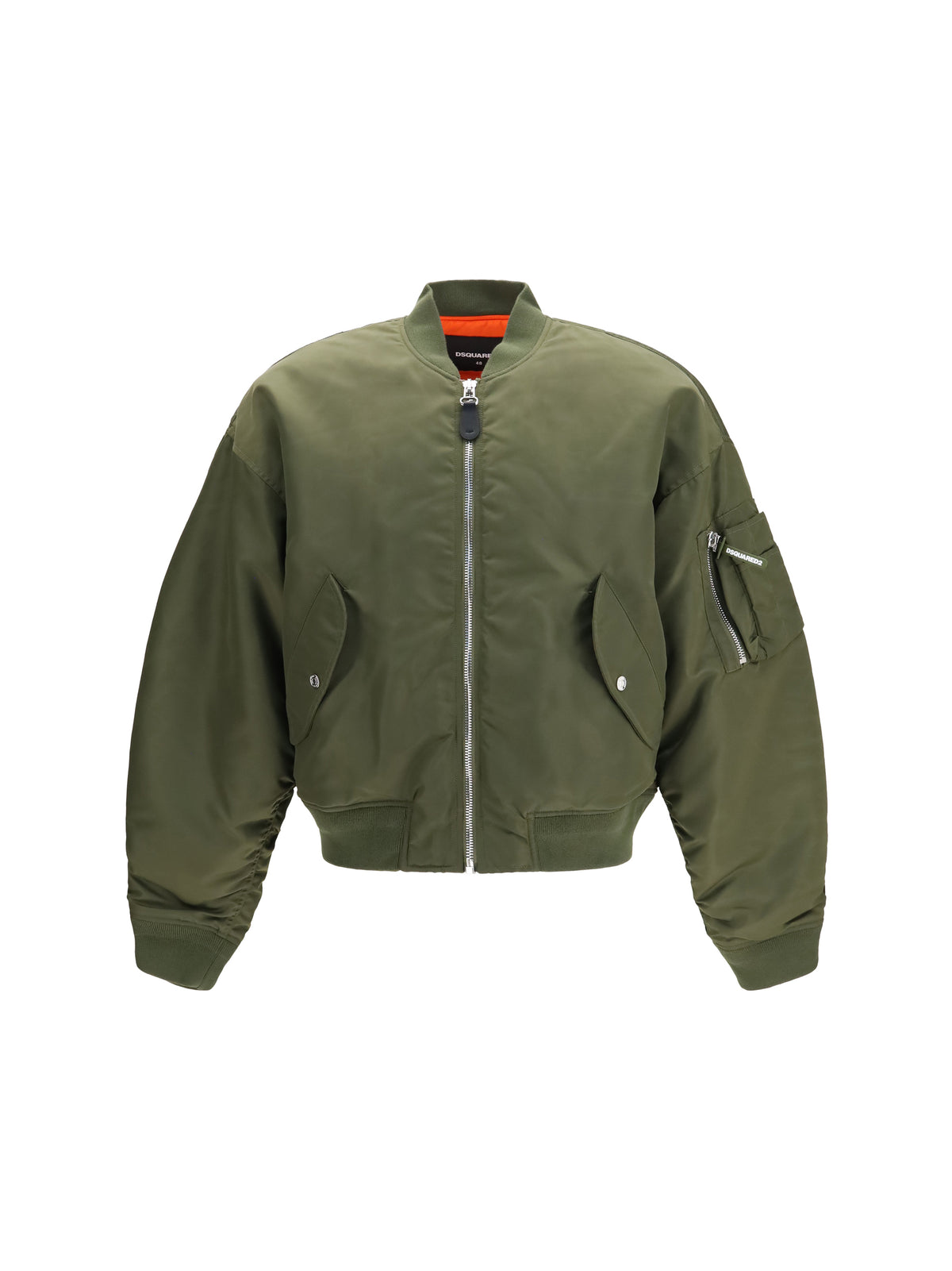Dsquared2 '80s Nylon Bomber Jacket - Oak Green
