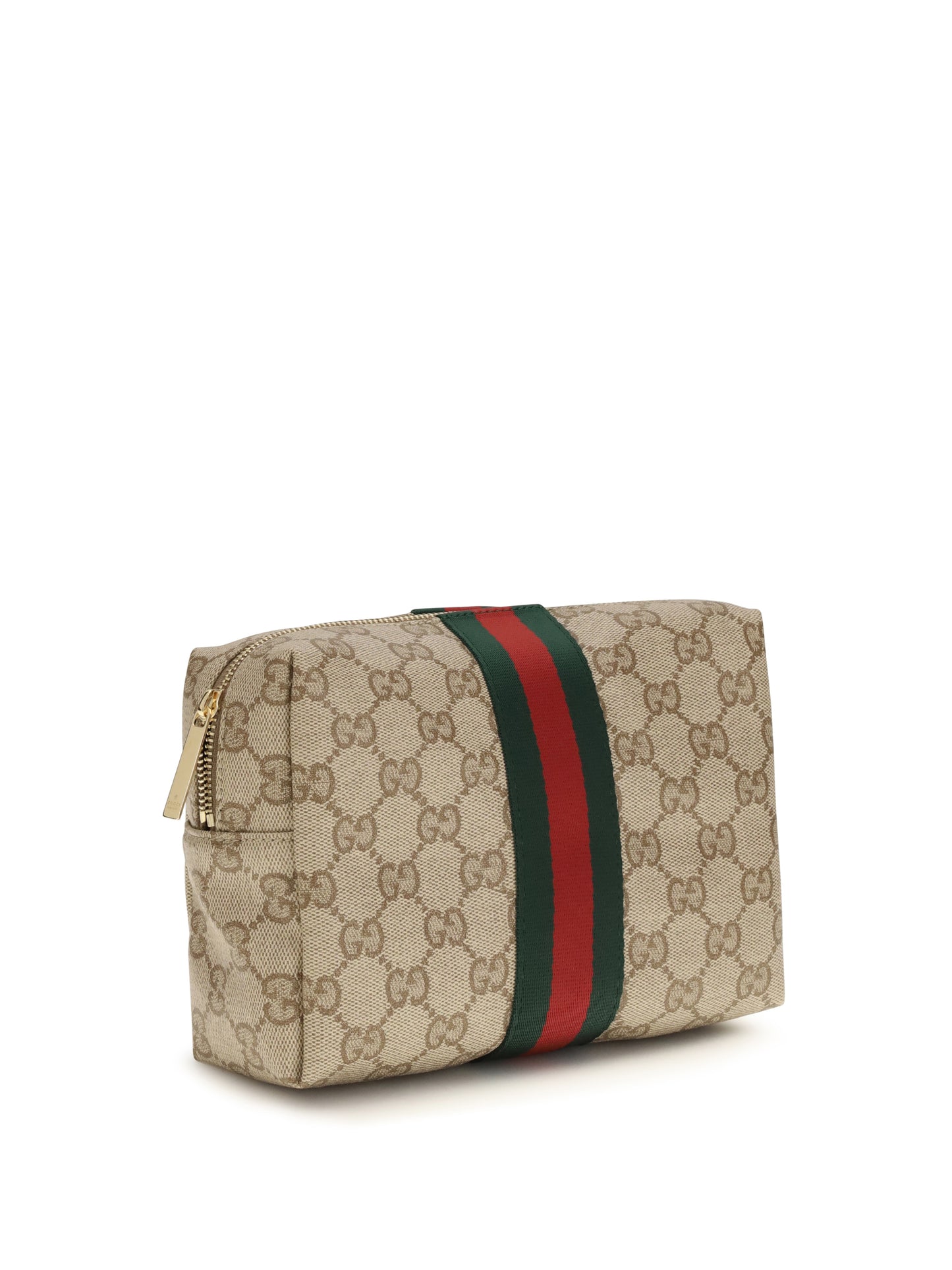 GUCCI Medium Beauty Case with Web stripe