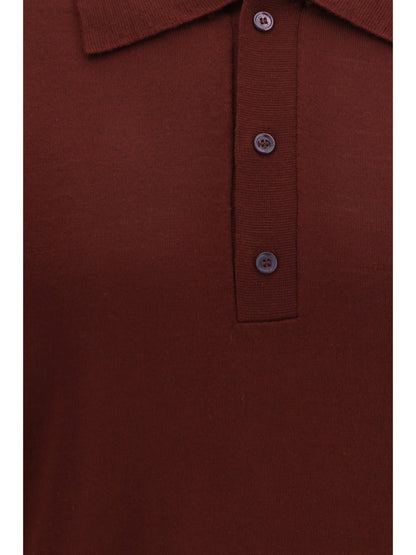 VALENTINO Wool Polo with VLogo embroidery