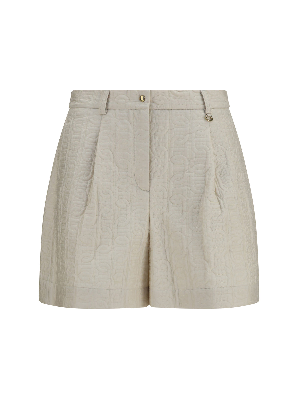 Moncler Logo Shorts - Light Beige