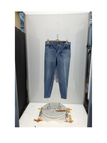 Celine BOYFRIEND JEANS 001 - Vivienne Glass + Patch Brown Debossed
