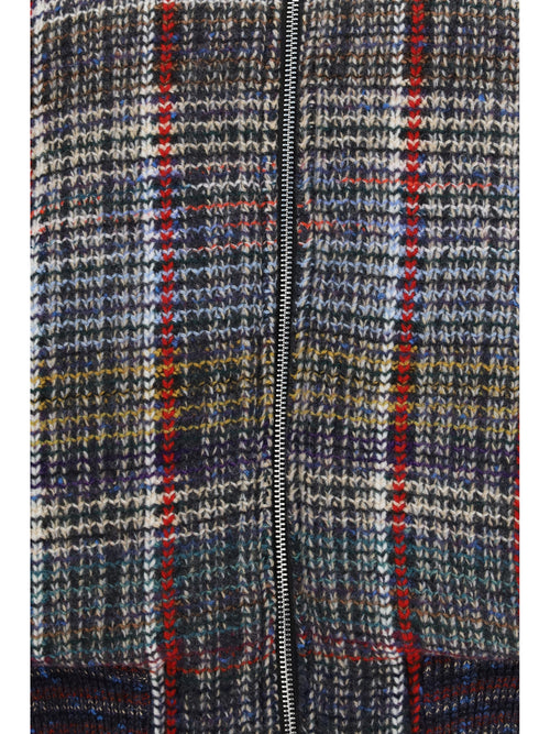 Missoni Caperdoni check wool Bomber - Multired/Yell/ Purple