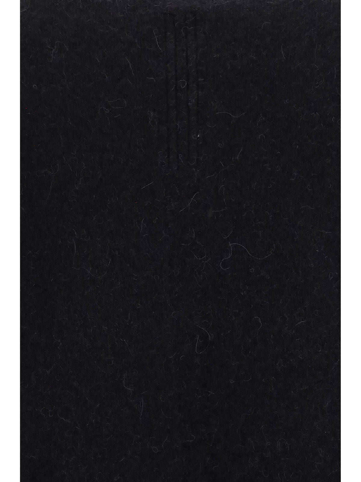 Rick Owens Round Neck Sweater - Black