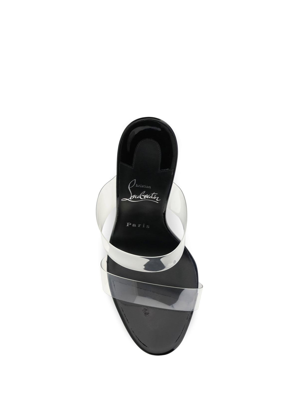 Christian Louboutin Solo Zee Mules - Black/Lin Black
