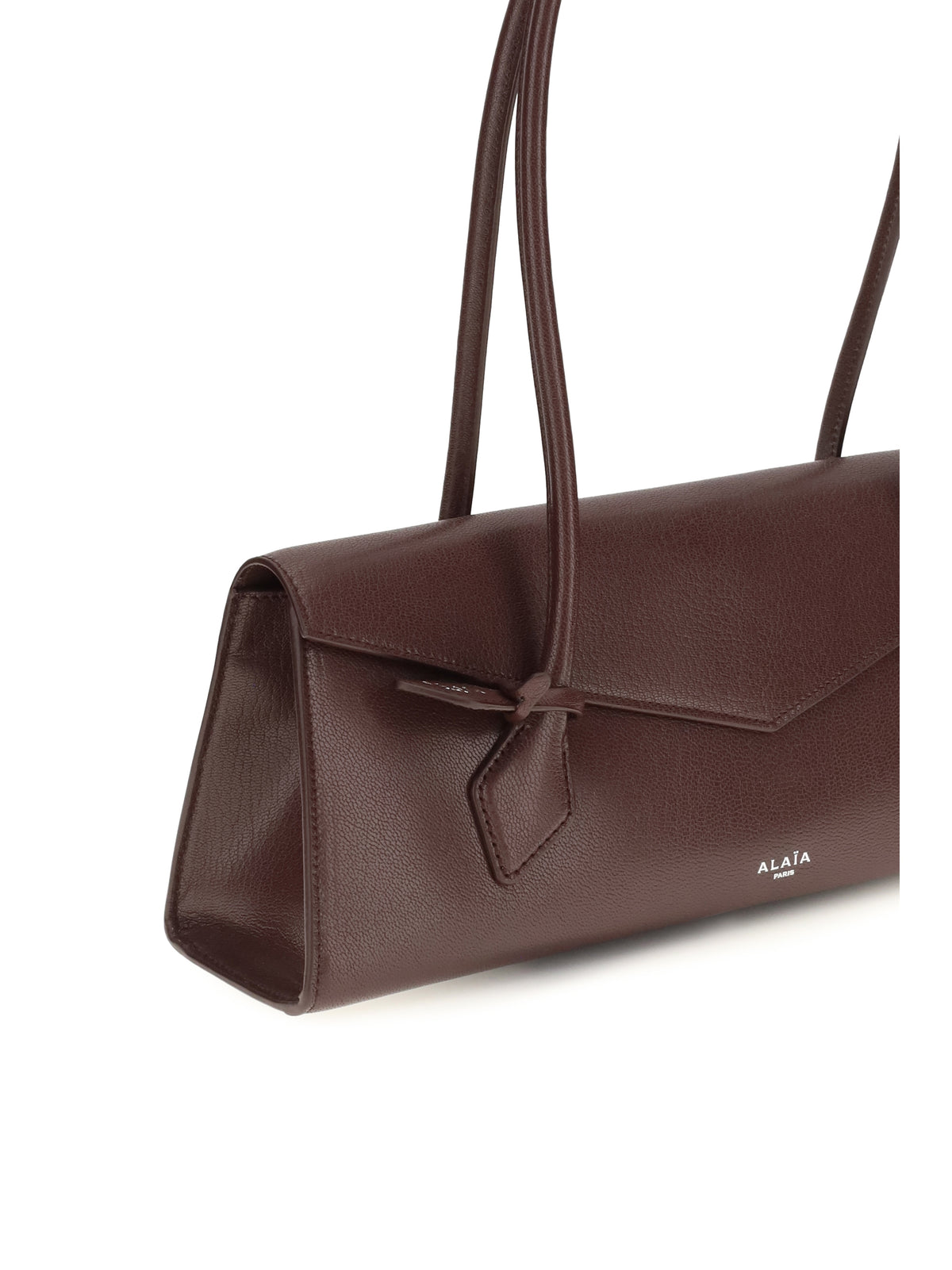 Alaïa Medium Le Teckel Flap Shoulder Bag - Rouge Grenat