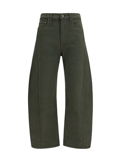 Mother The Half Pipe Flood Jeans - Forest Night