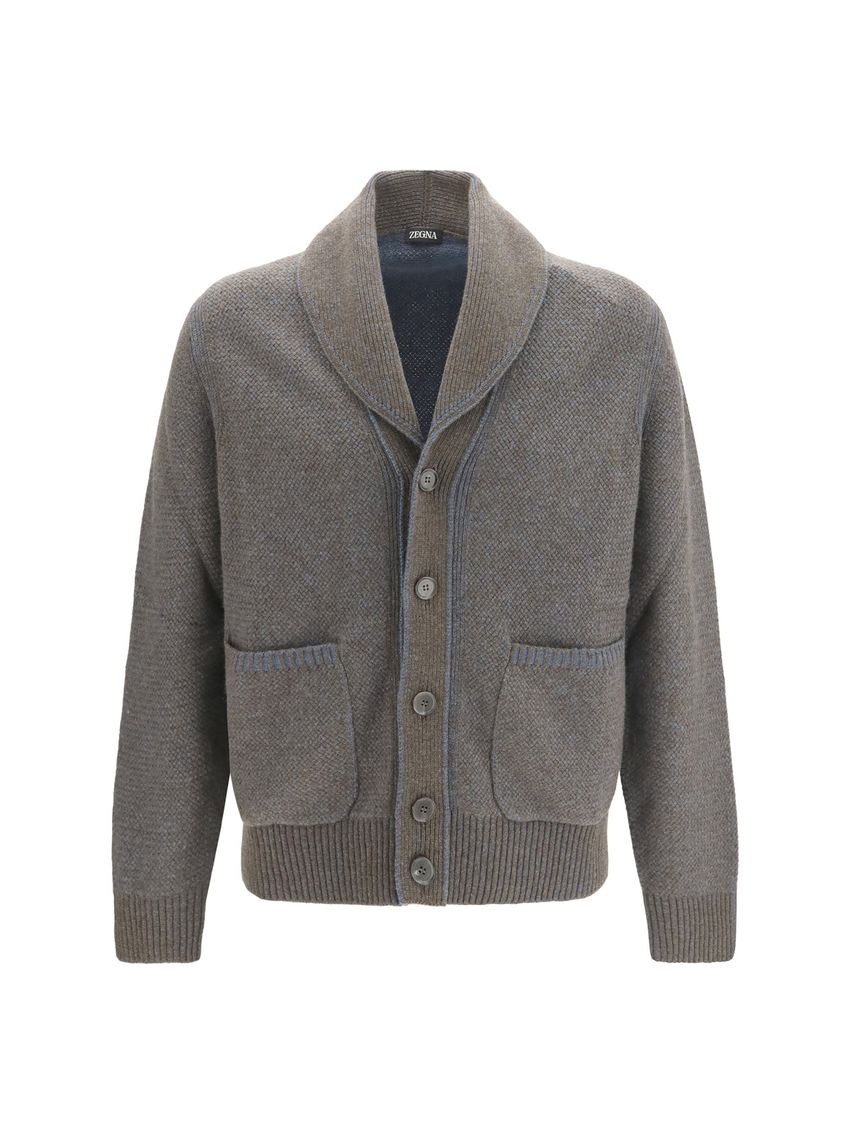 Zegna Cashmere and wool V-neck Cardigan - 001