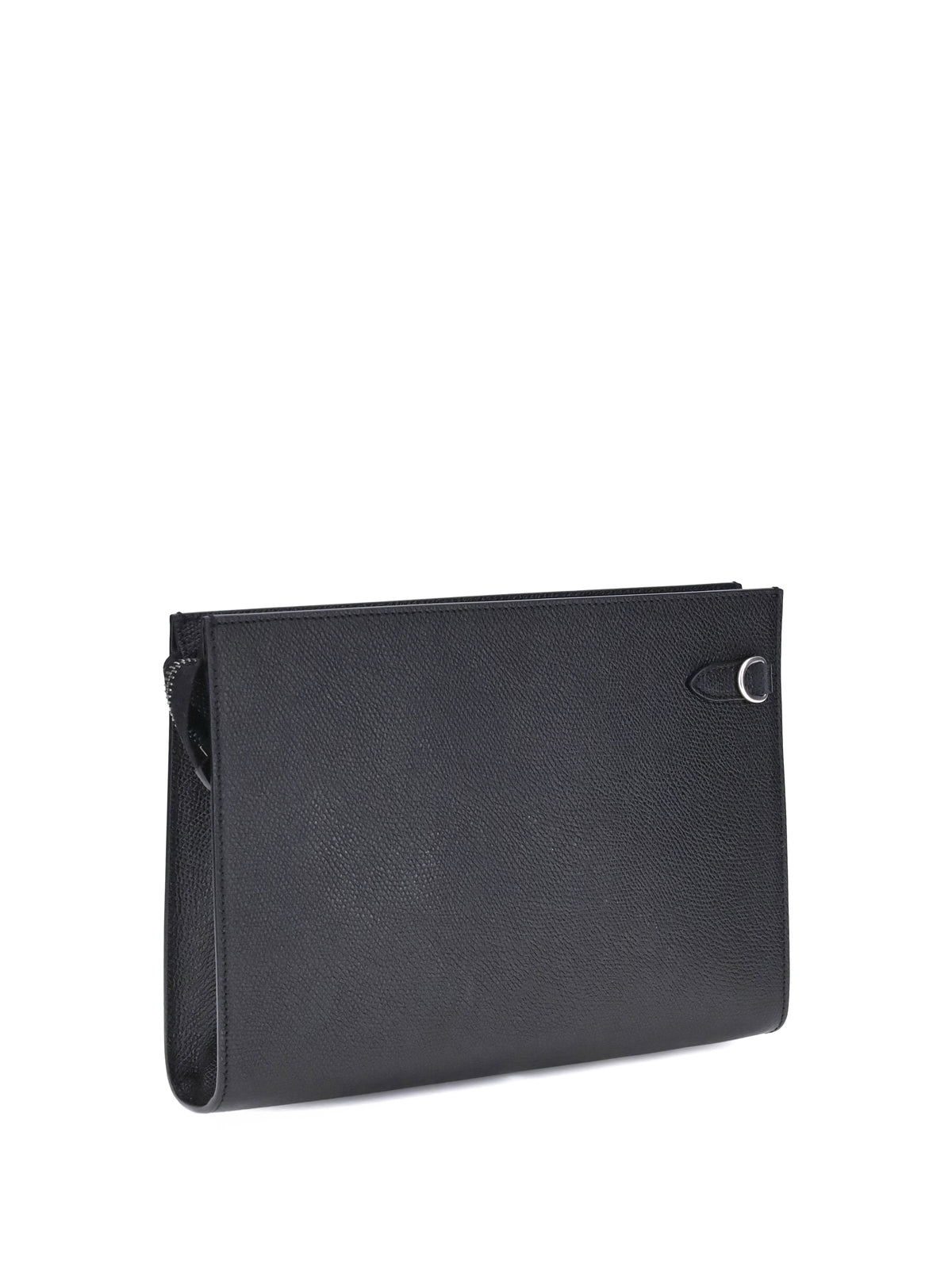 Valentino Garavani VLogo Signature grained calfskin Pouch - Black