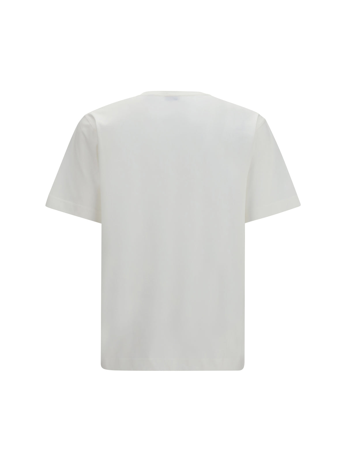 Burberry Check cotton T-shirt - Chalk