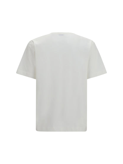 Burberry Check cotton T-shirt - Chalk
