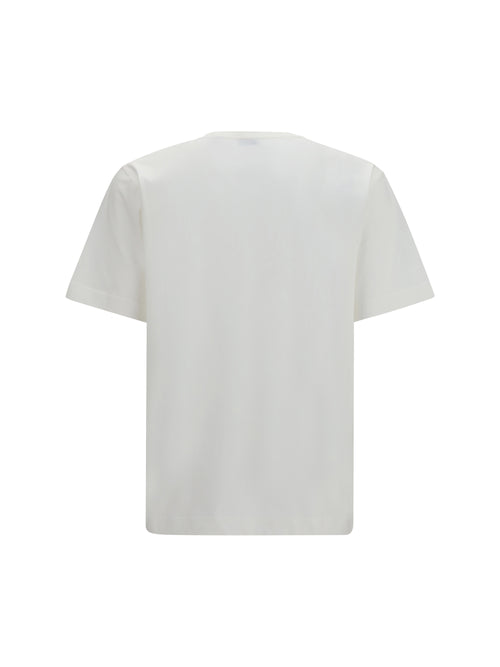 Burberry Check cotton T-shirt - Chalk