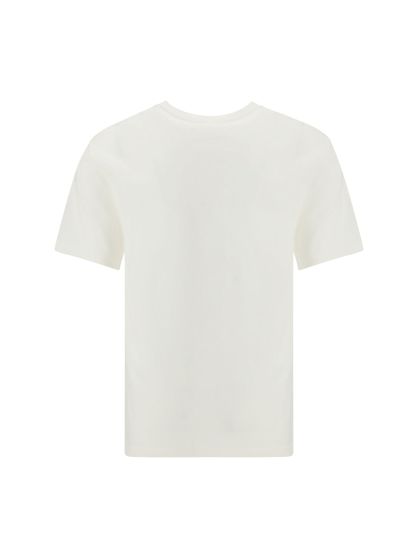 JIL SANDER Crew-neck cotton T-shirt with printed logo