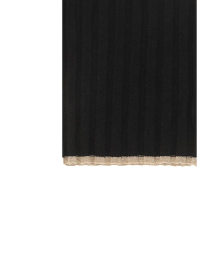 Brunello Cucinelli Cashmere Scarf - Nero+Brown