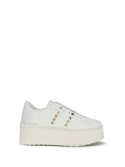 VALENTINO GARAVANI Rockstud Untitled Flatform Sneakers