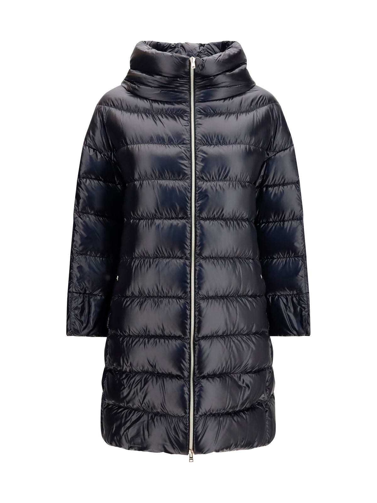 Herno Midi Down Jacket - Black