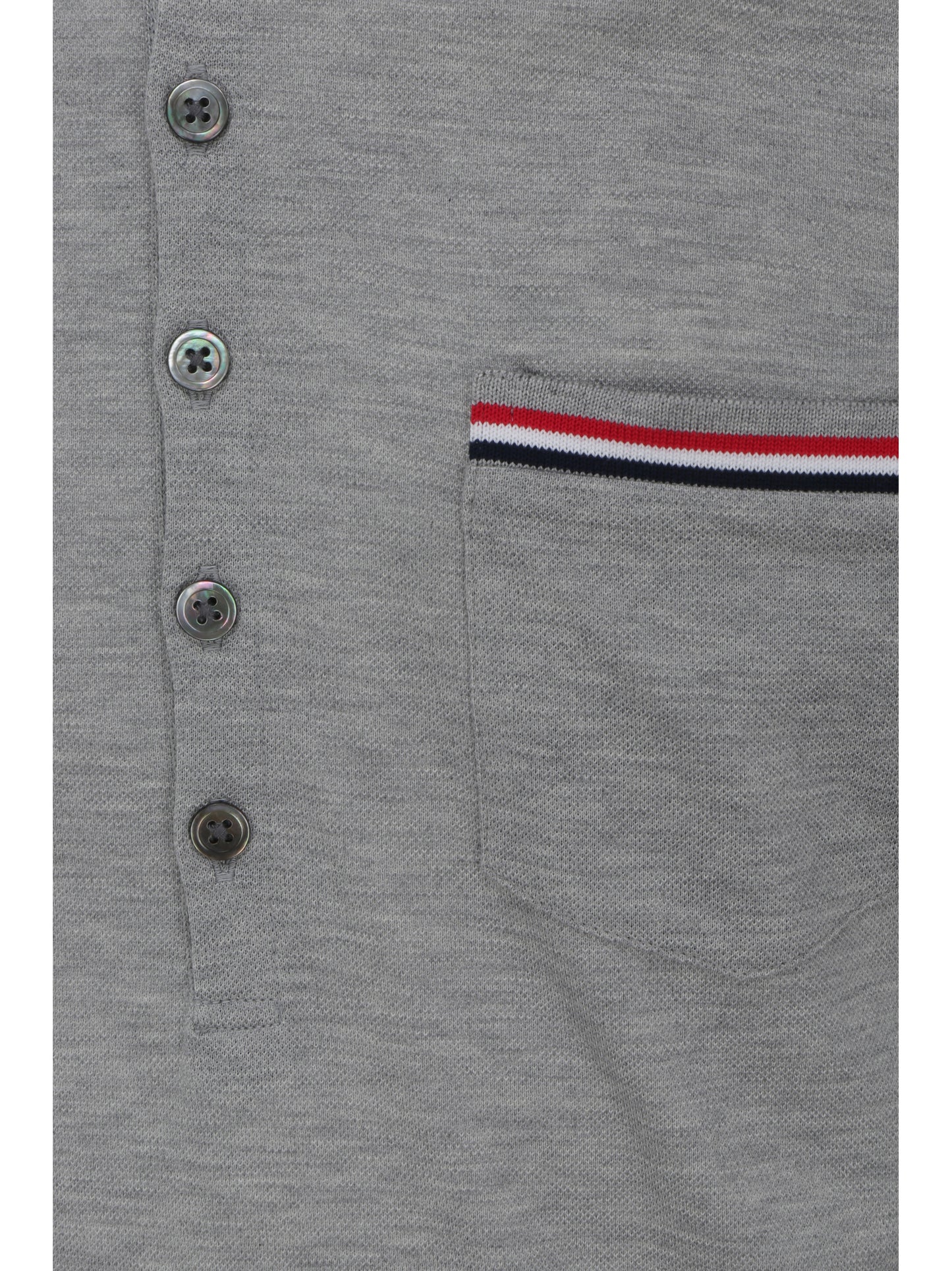 THOM BROWNE Short Sleeves Polo