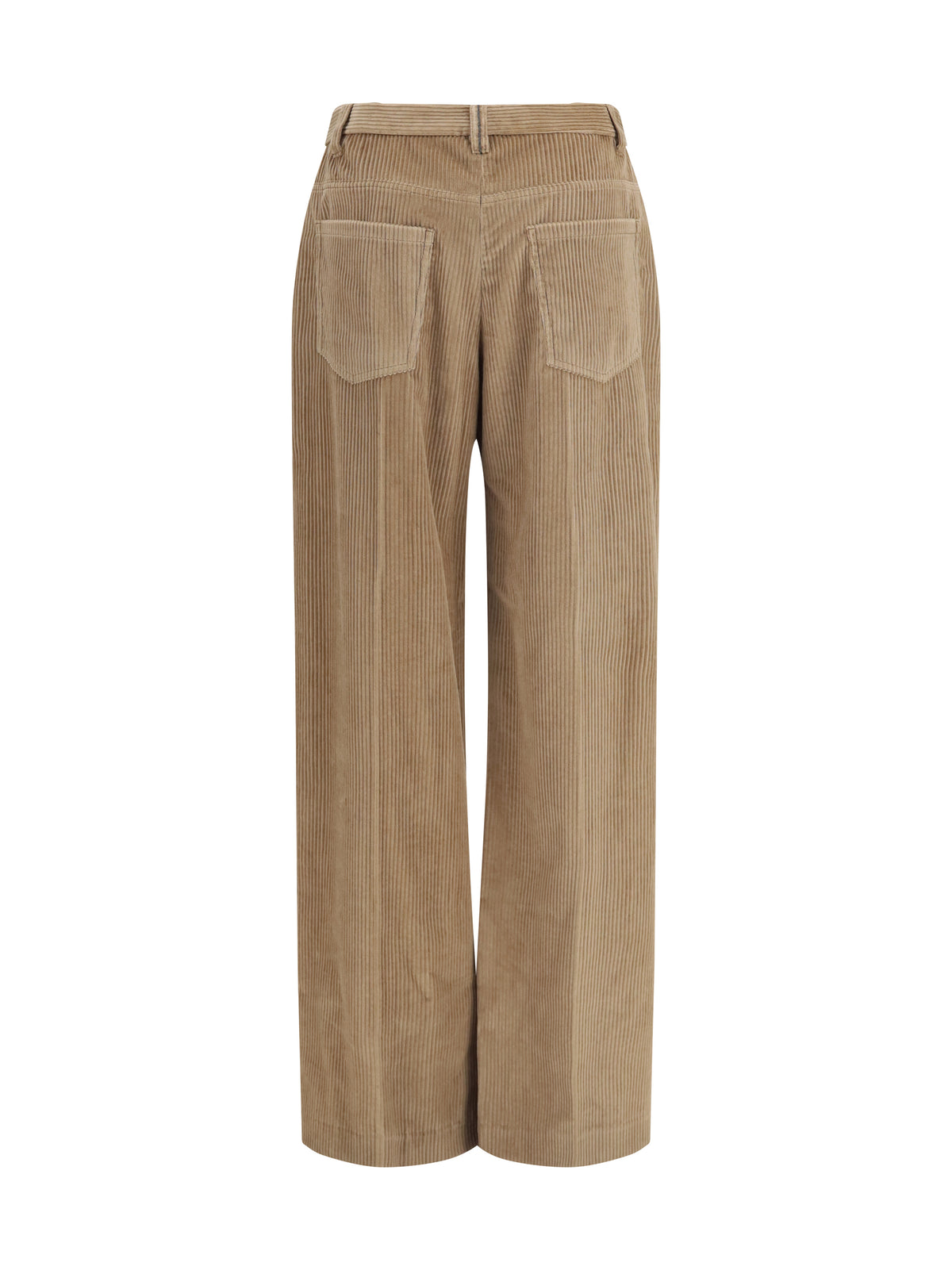 Brunello Cucinelli Cotton velvet Pants - Cappuccino