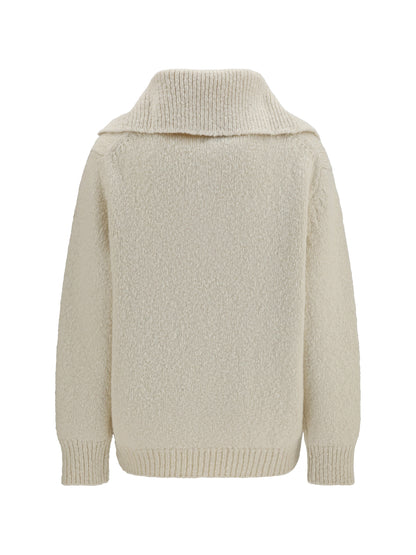 Malo High-neck sailor Sweater with buttons - Margherita