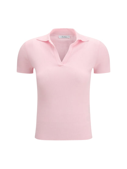 MAX MARA Albero Wool Polo Shirt