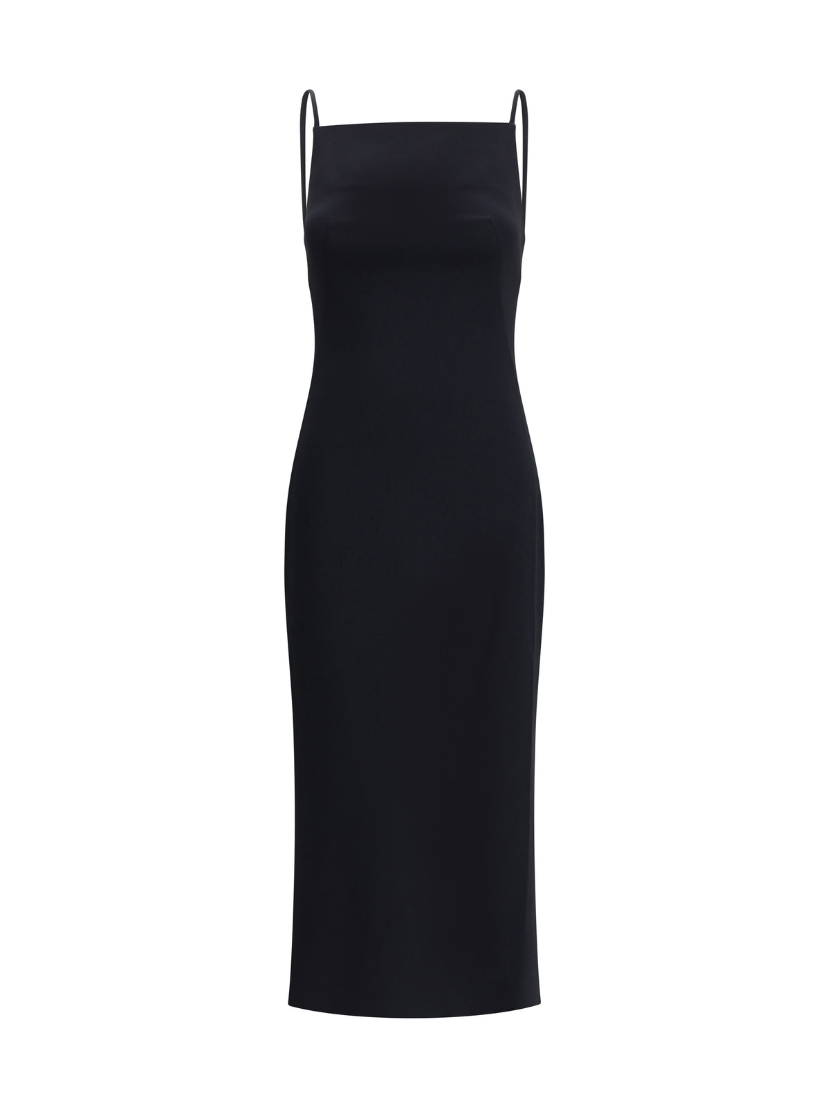 Givenchy Midi Dress with draped back - Black