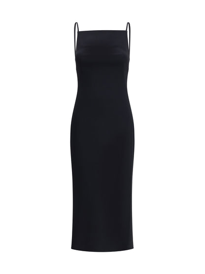 Givenchy Midi Dress with draped back - Black