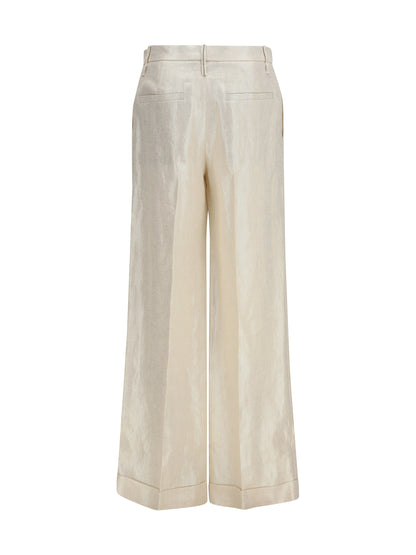 BRUNELLO CUCINELLI Linen tailored Pants