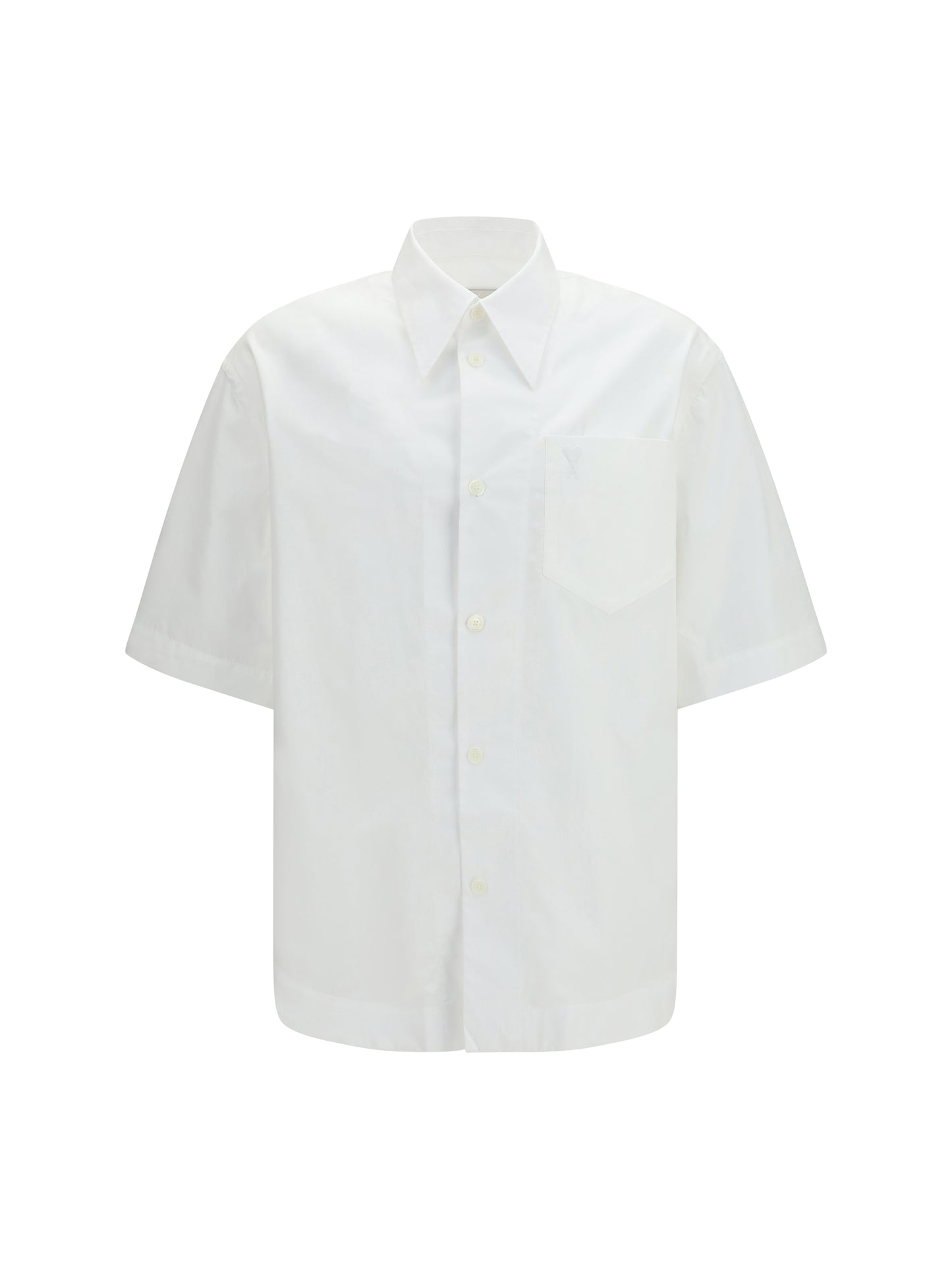 AMI PARIS Short sleeve wide Shirt with camp collar
